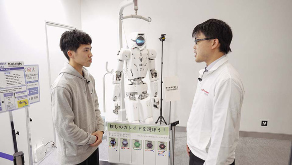 大学生レポーターが企業を取材