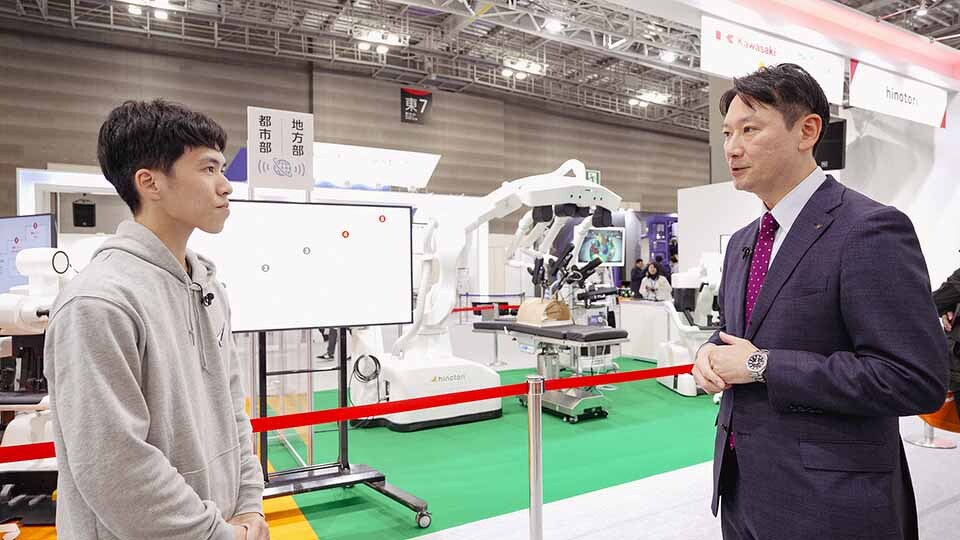 企業取材の様子